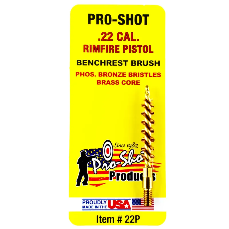 .22 Cal. Rimfire Pistol Benchrest Brush Bronze