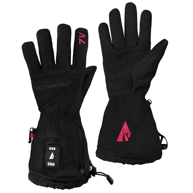 7V Rugged Leather Heated Work Gloves - Girls‘