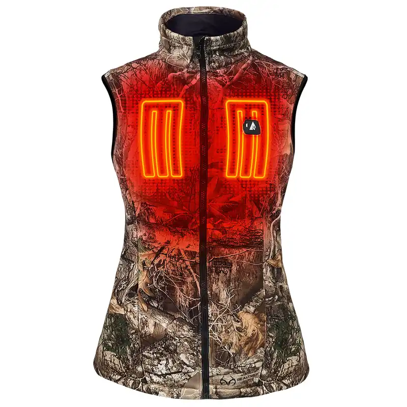 5V Real Tree Camo Heated Vest - Women‘s
