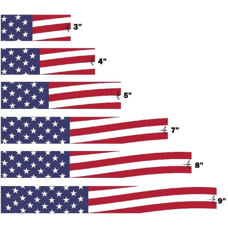 American Flag Laminated Arrow Wrap