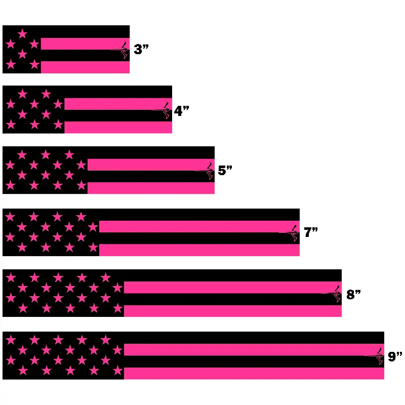 American Flag Fluorescent Neon Arrow Wrap