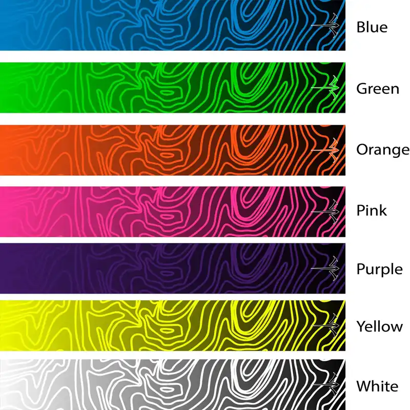 Topo Fade Color V2 Arrow Wrap