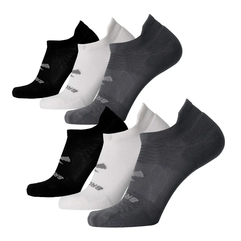 Run-In No Show Sock (6 Pack)