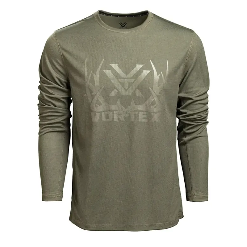 Full-Tine Performance Grid Long Sleeve Shirt