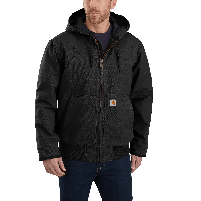 Loose Fit Insulated Washed Duck Active Jacket - Men‘s