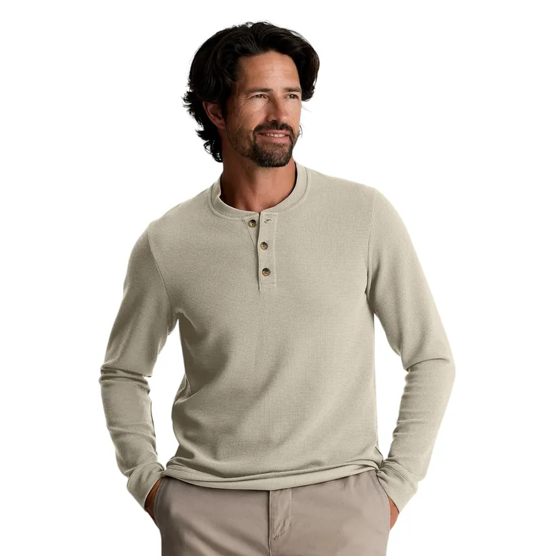 Waffle Long-Sleeve Henley - Men‘s