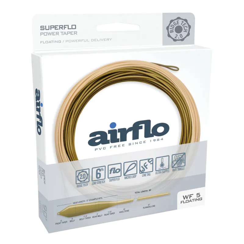 Airflo Ridge 2.0 SuperfFLo Power Taper Fly Line
