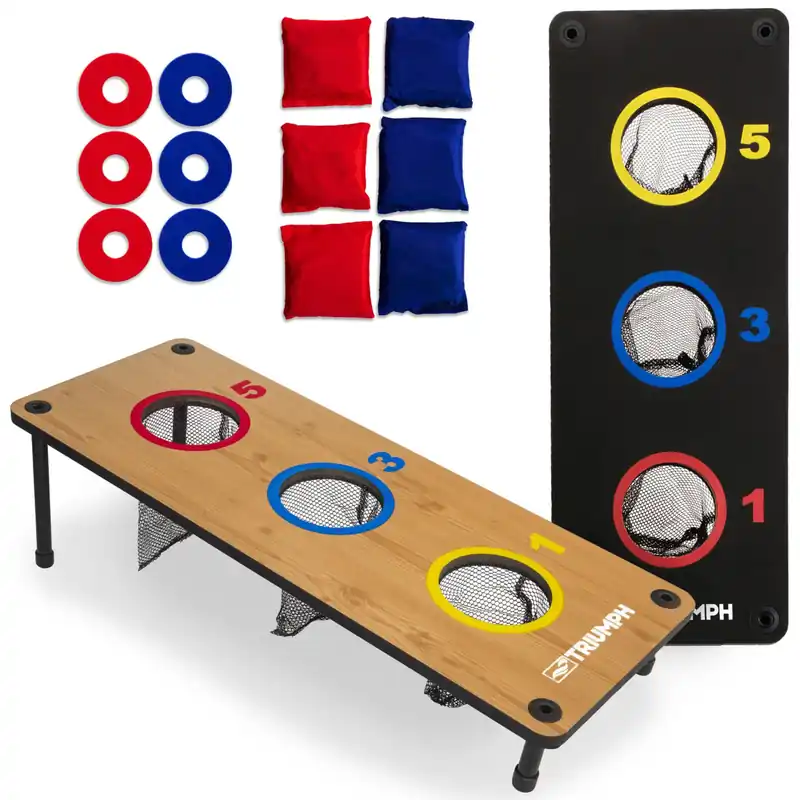 Advanced 2-in-1 Three Hole Bag/Washer Toss Combo