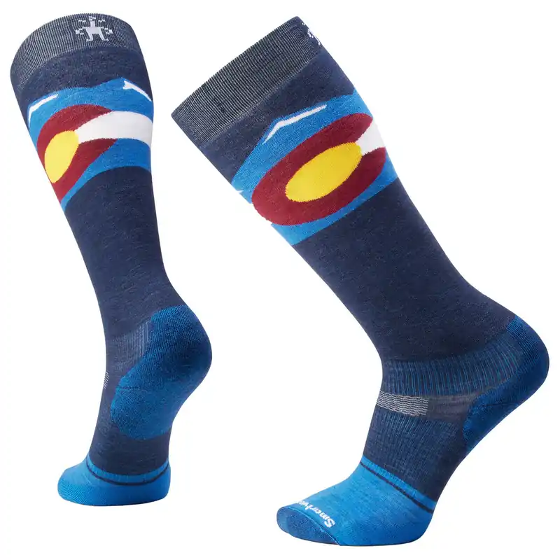 Snowboard Targeted Cushion Colorado Over the Calf Sock