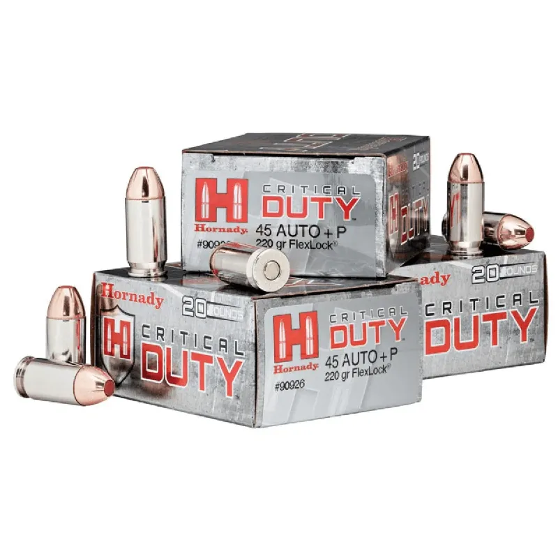 Critical Duty 45 ACP 220 Grain Flexlock Ammunition 20 Rounds