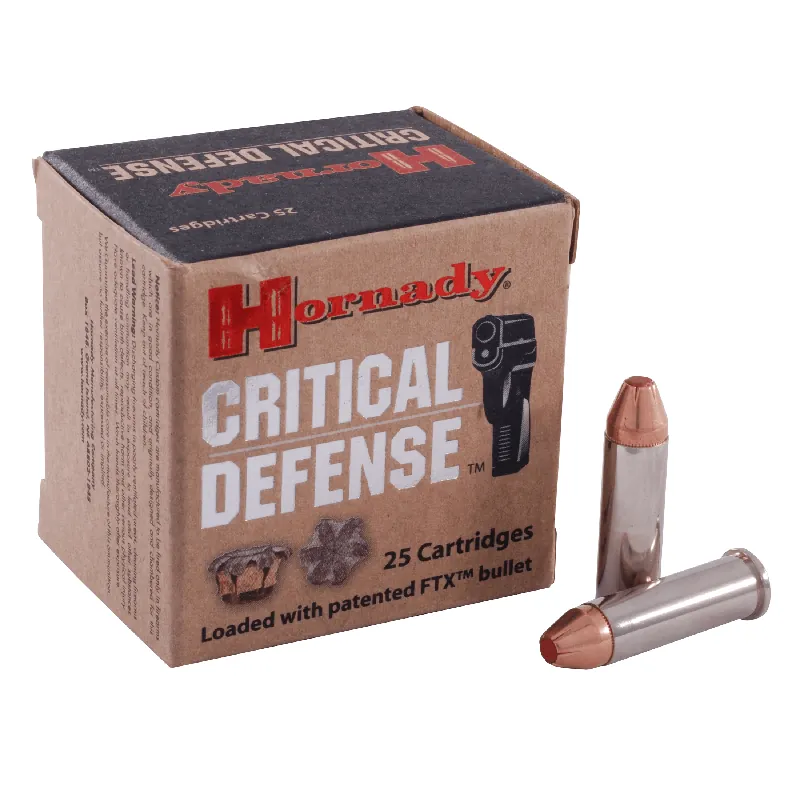 Critical Defense 38 Special 110 Grain FTX Ammunition 25 Rounds