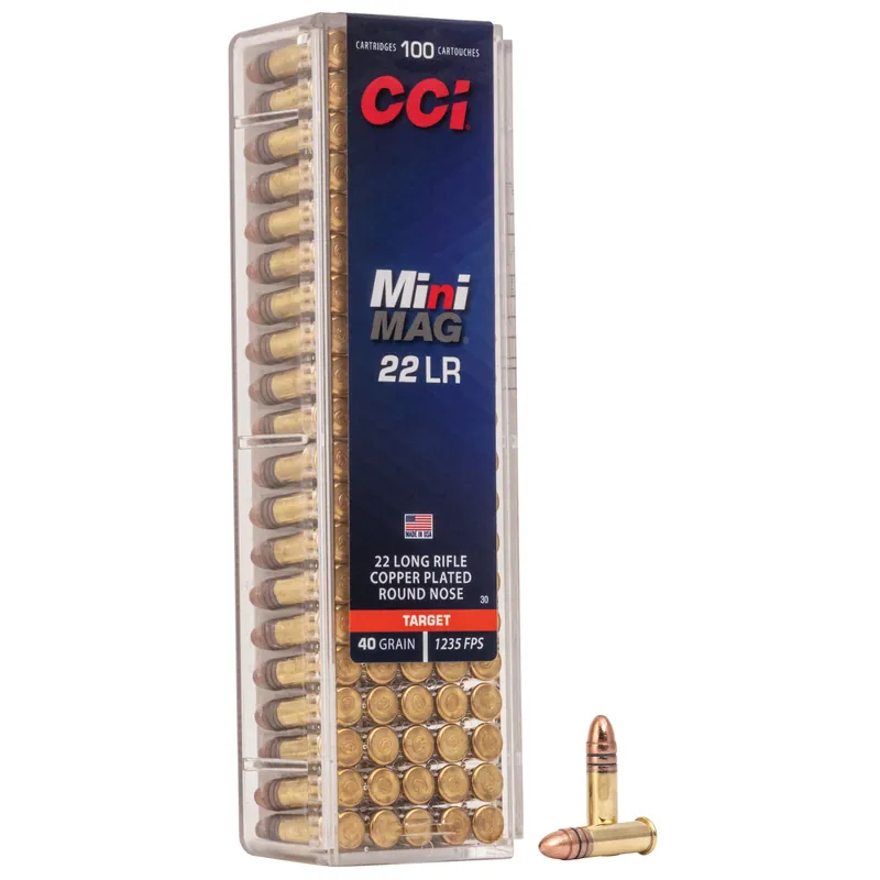 Mini-Mag HS 22 Long Rifle 40 Grain Ammunition 100 Rounds