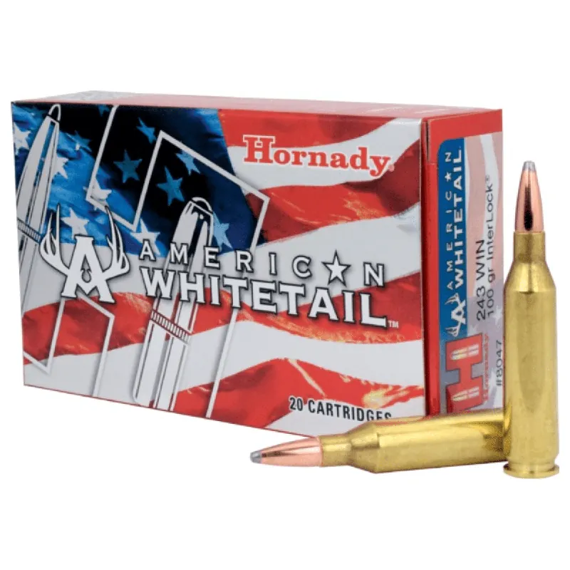 American Whitetail 7MM-08 139 Grain Interlock Ammo 20 Rounds