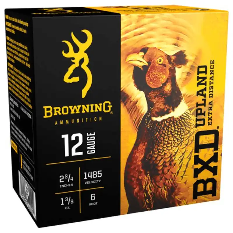 Shotshell Upland 12 Gauge 6 Shot 2.75 Inch Ammunition 25 Rounds