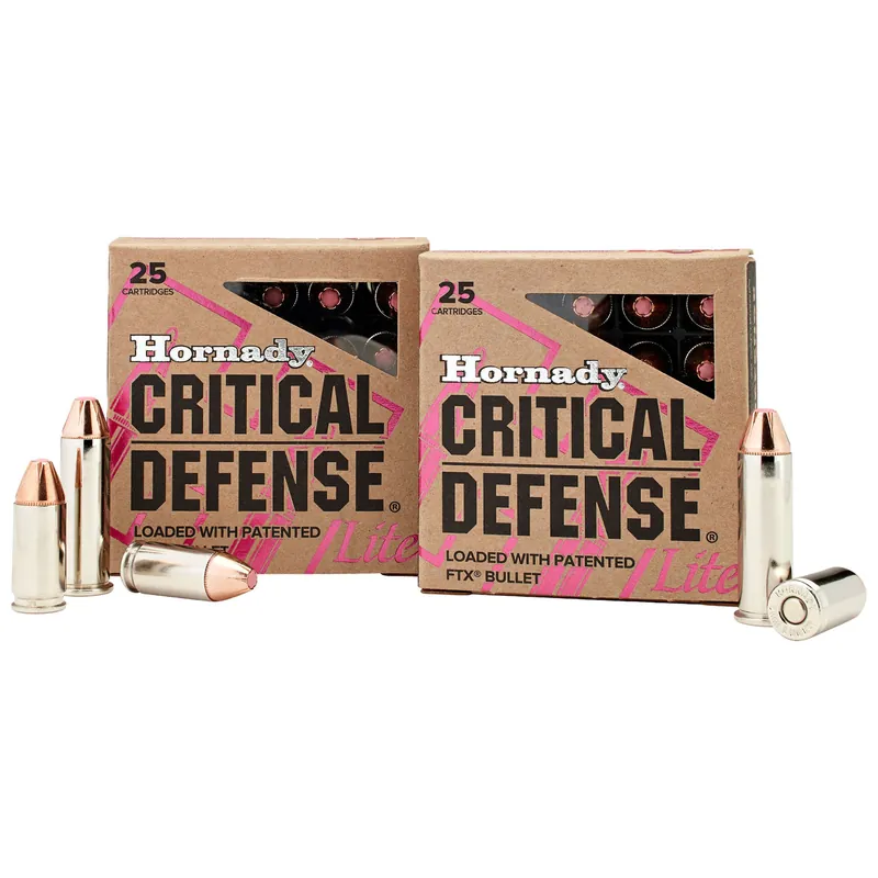 Critical Defense 38 Special 90 Grain FTX Ammunition 25 Rounds