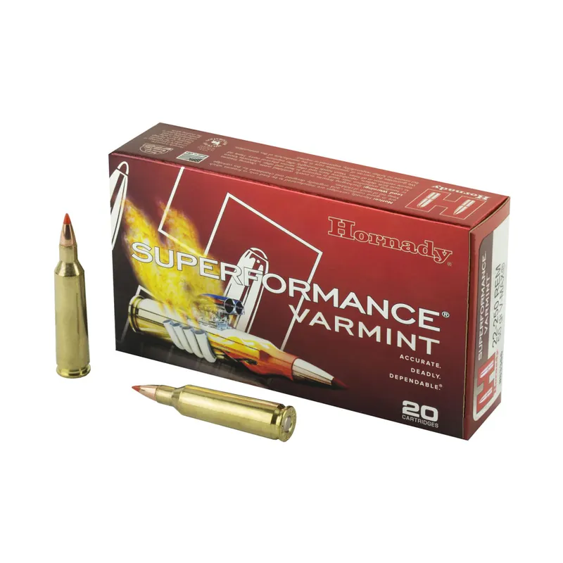 Superformance Varmint 22-250 Remmington 50 Grain V-MAX Ammunition 20 Rounds