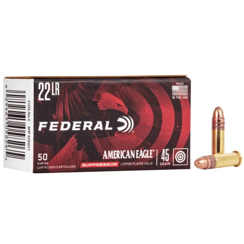 American Eagle 22 Long Rifle 45 Grain CPSP Ammunition 50 Rounds