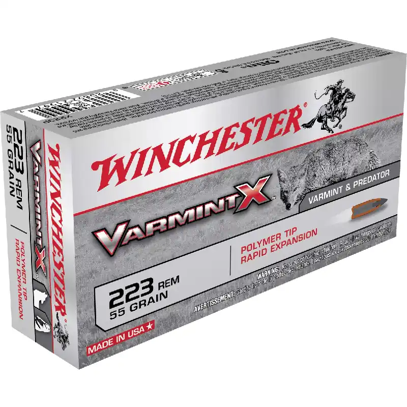 Varmint X 223 Remington 55 Grain Polymer Tip Ammunition 20 Rounds