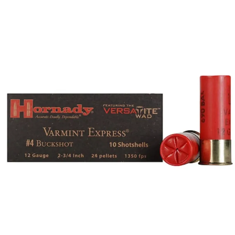 Varmint Express 12 Gauge 4 Shot 2.75" Ammunition 10 Rounds