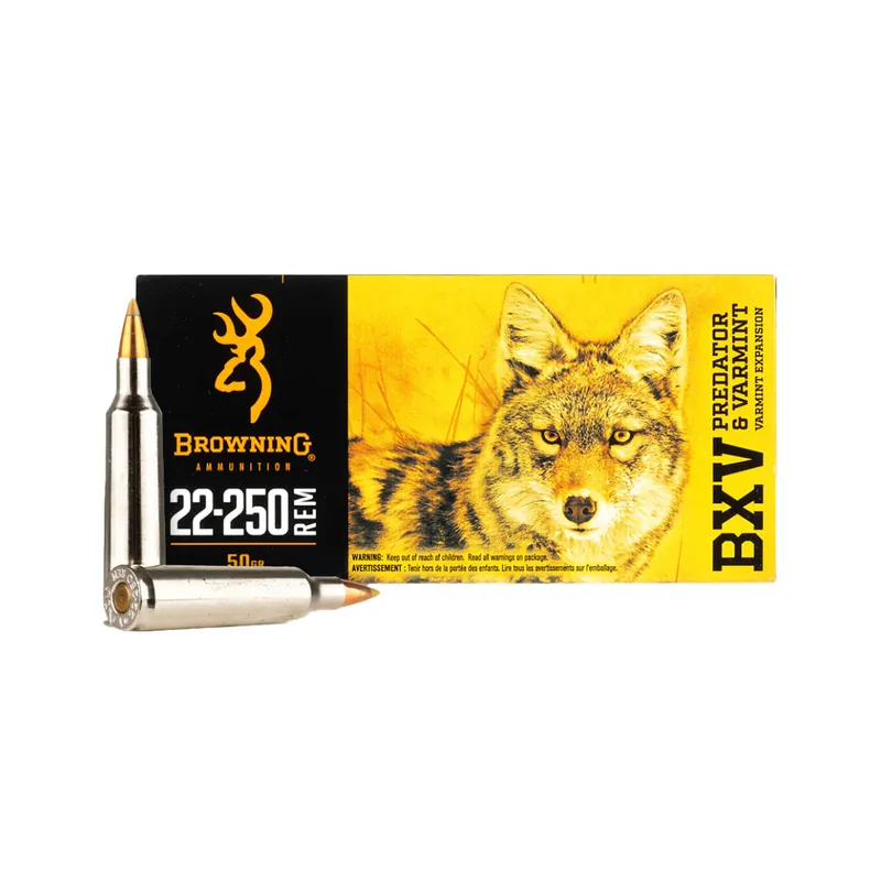 Predator & Varmint 22-250 Remington 50 Grain Varmint Expansion Polymer Tip Ammunition 20 Rounds
