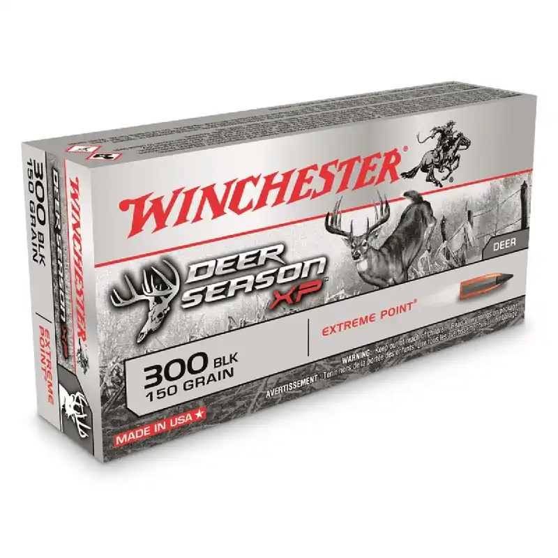 Extreme Deer Season XP 300 Blackout 150 Grain Extreme Point Ammunition 20 Rounds