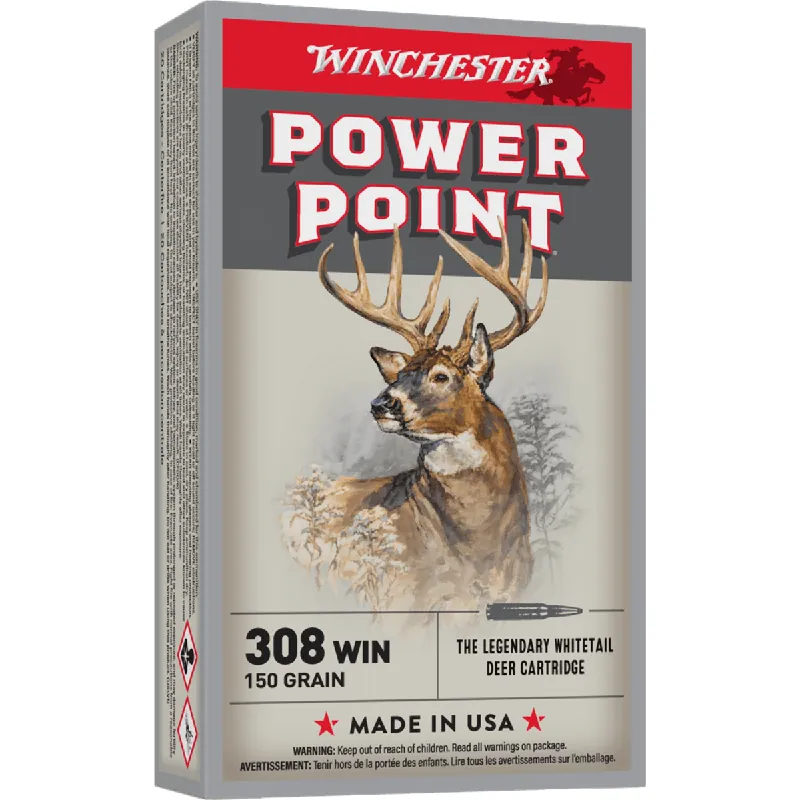 Super-X 308 150 Grain Power-Point Ammunition 20 Rounds
