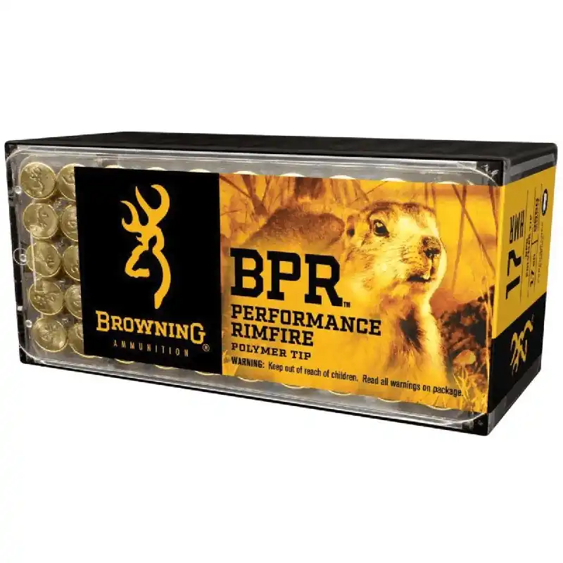 BPR Performance 17 HMR 17 Grain Poly Tip Ammunition 50 Rounds