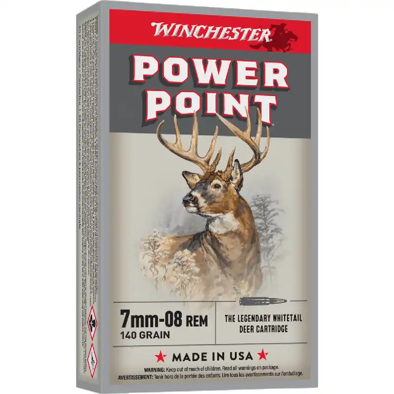 Super-X 7mm-08 140 Grain Power-Point Ammunition 20 Rounds