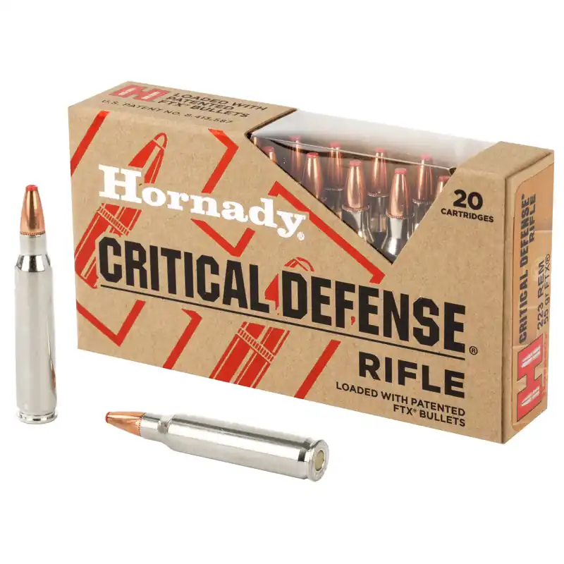 Critical Defense 223 Remmington 55 Grain FTX Ammunition 20 Rounds
