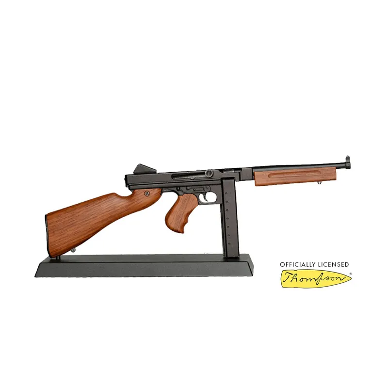Classic Miniature M1A1 Thompson Submachine Gun Model