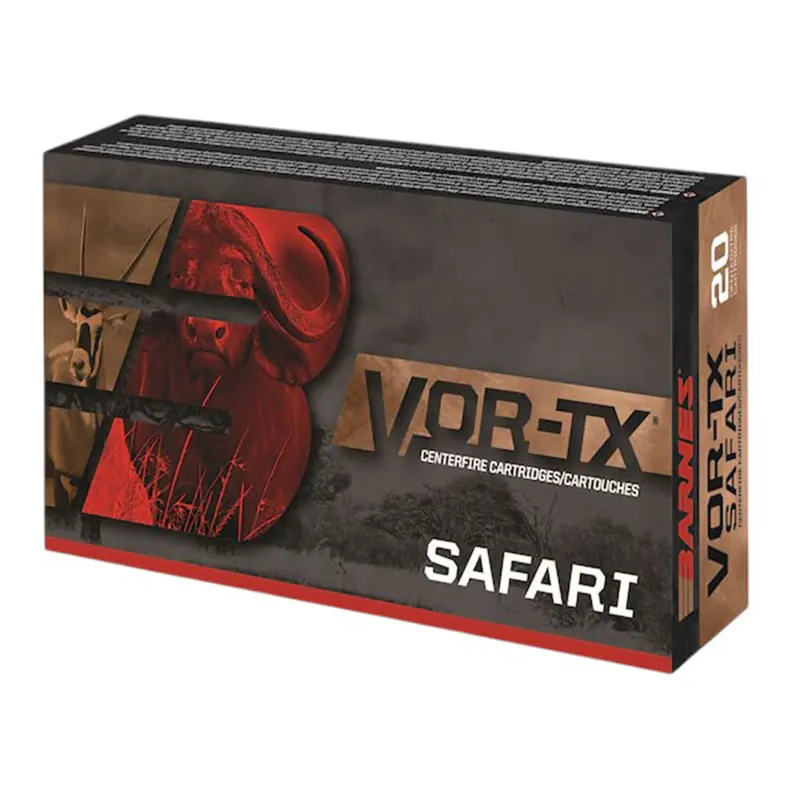 VOR-TX Safari 375 H&H Magnum 300 Grain Round Nose Ammunition 20 Rounds