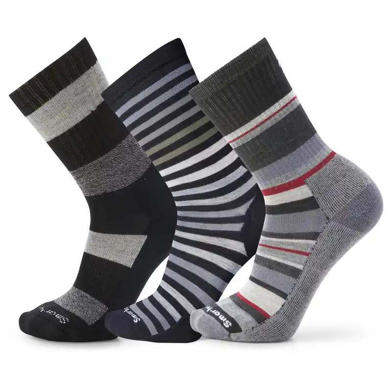 Everyday Black Crew Socks Trio - Men‘s