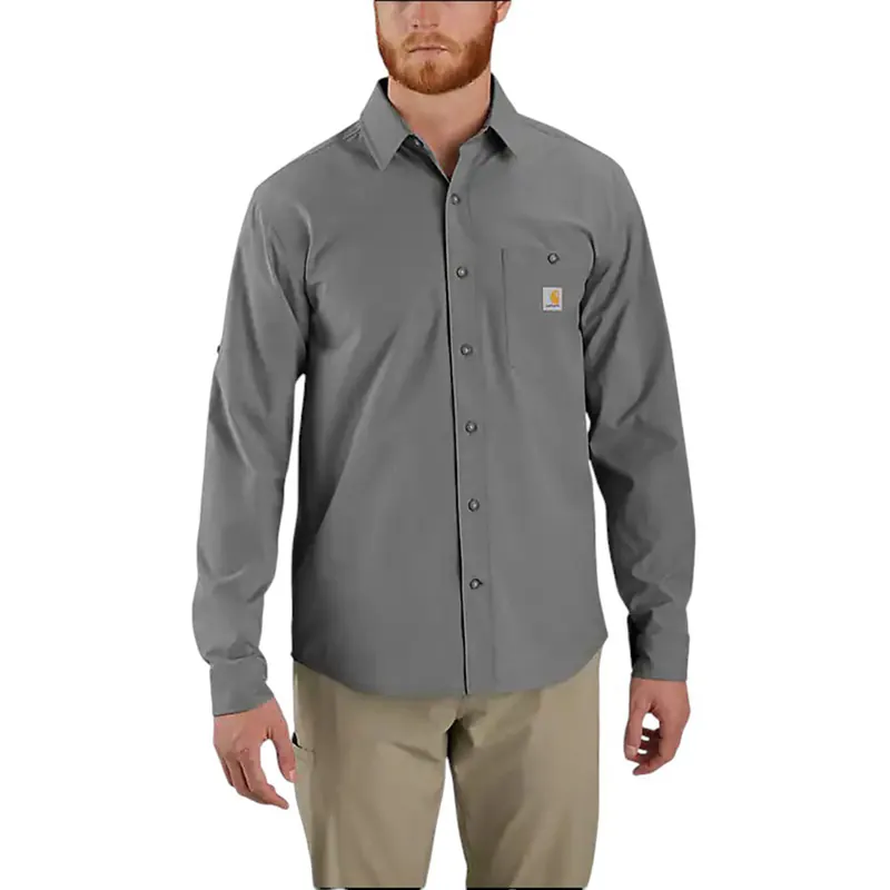 Force Sun Defender Woven Relaxed Long-Sleeve Button-Up Shirt - Men‘s