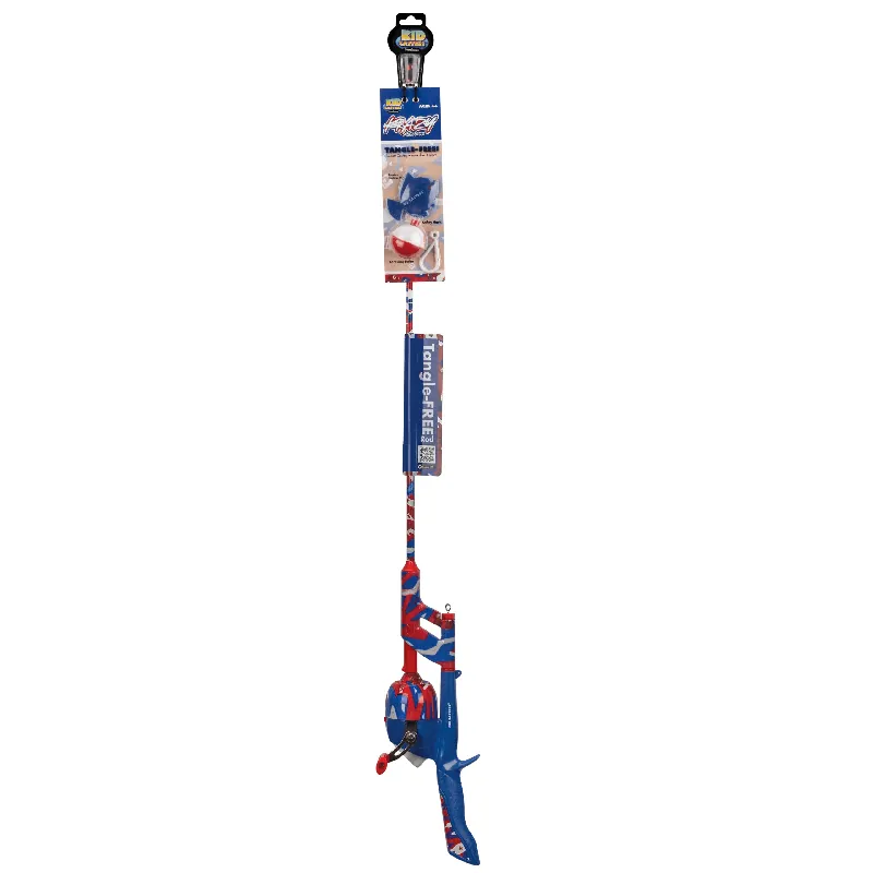 Krazy Americana Tangle-Free Fishing Combo
