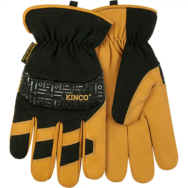 Lined Grain Buffalo and Synthetic Hybrid Glove
