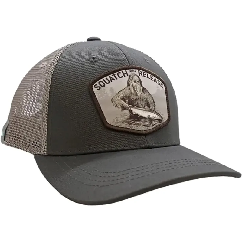 Squatch And Release Badge Hat