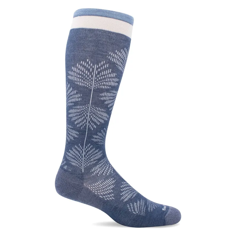 Full Floral Moderate Graduated Compression Sock - Women‘s