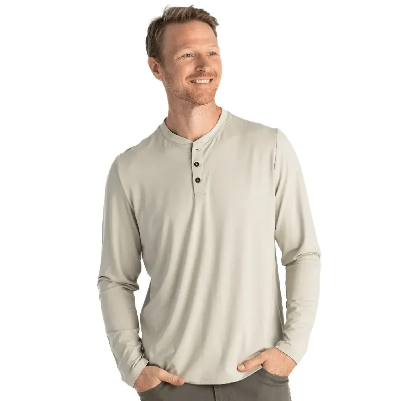 Bamboo Flex Henley Long-Sleeve T-Shirt - Men‘s