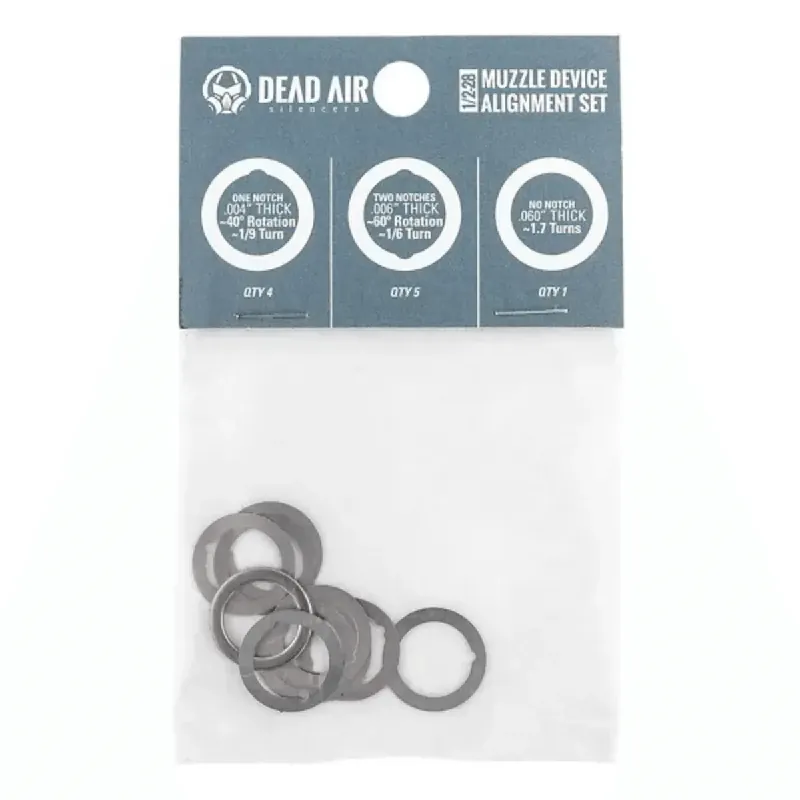 1/2" x 28 Muzzle Device Shim Kit