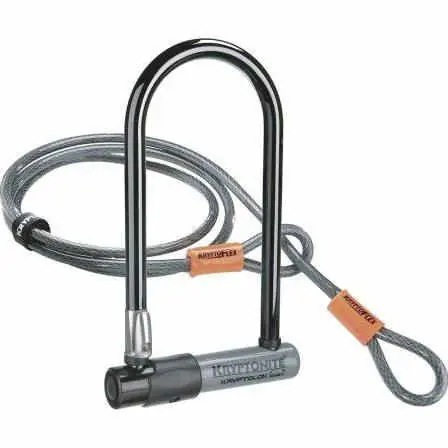 KryptoLok STD U-Lock with 4‘ Flex Cable and Bracket