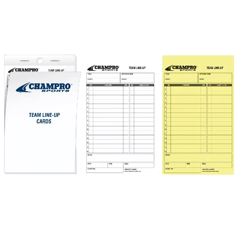 Line-Up Cards