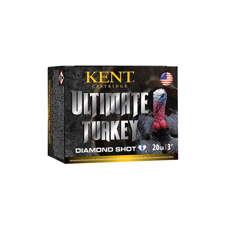 Ultimate Diamond Turkey Shot 20 Gauge 3" 4 Shot Ammunition 10 Rounds