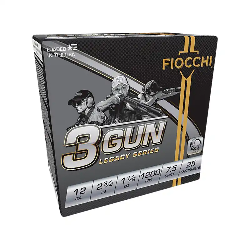 3-Gun Match Legacy Series 12 Gauge 2.75" 7.5 Shot Ammunition 25 Rounds
