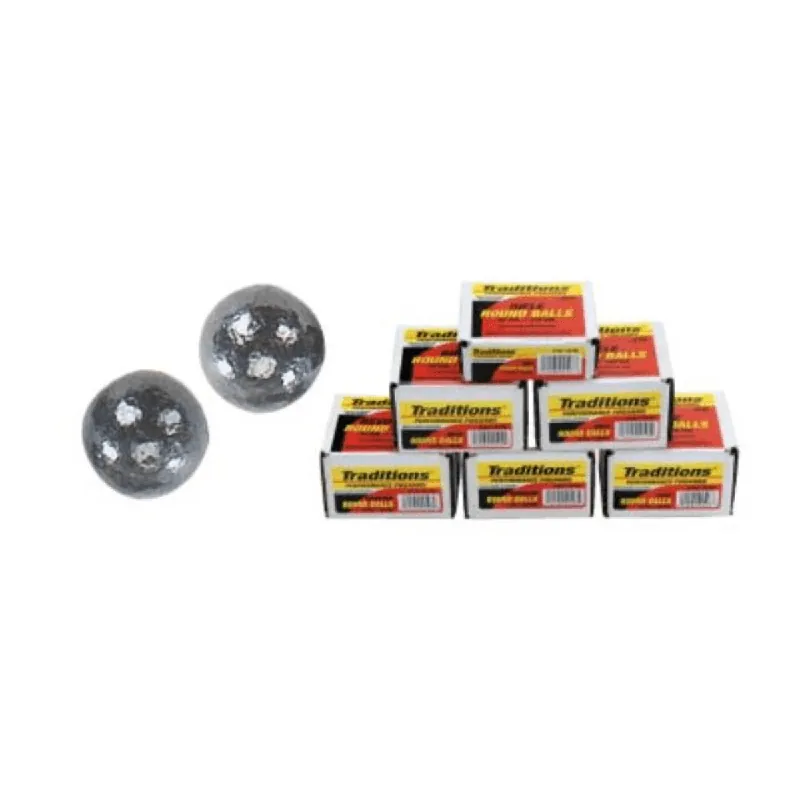 .50 Cal Rifle Lead Round Ball (20 Count)