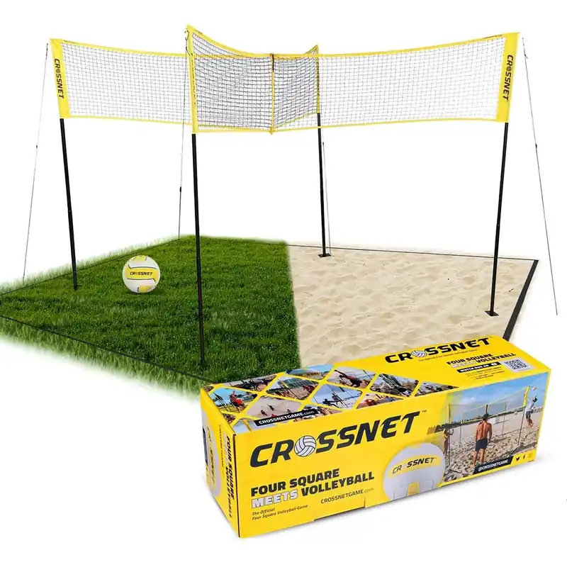 Four Square Volleyball Game