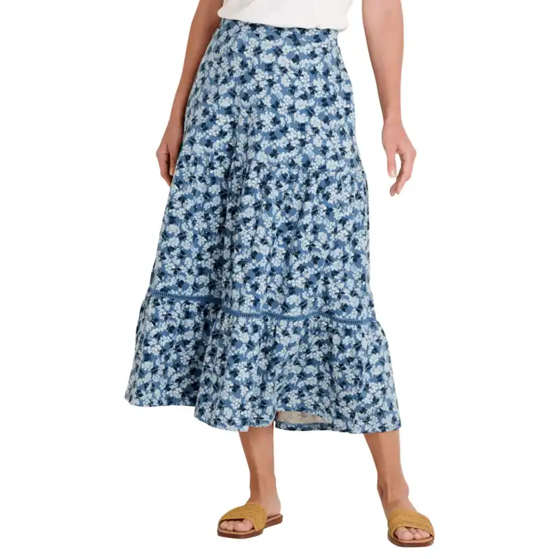 Marigold Tiered Midi Skirt - Women‘s