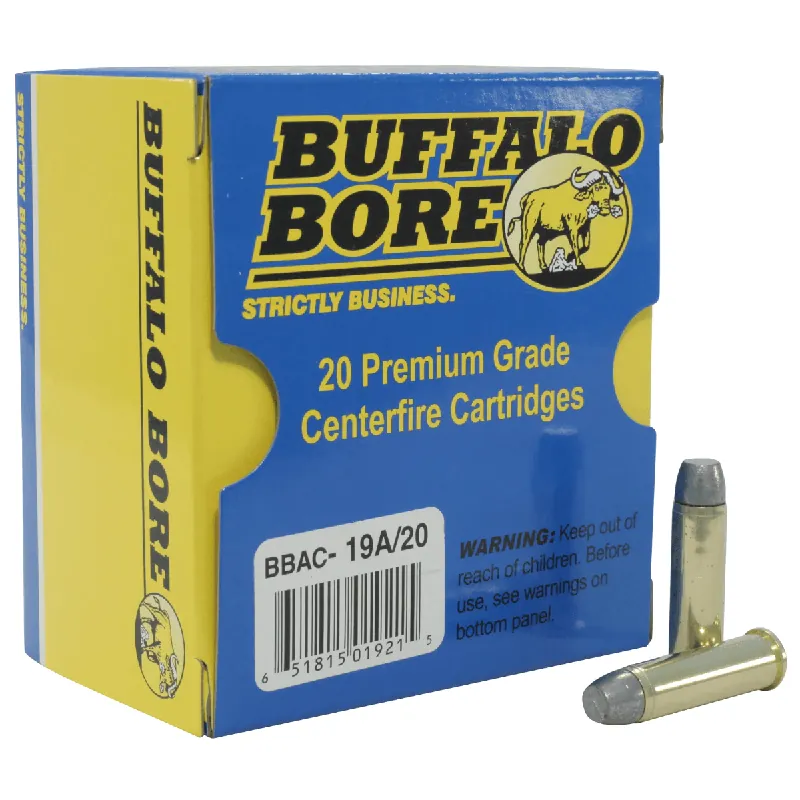 Heavy 357 Magnum 180GR Hard Cast Lead Flat Nose Ammo 20 Rounds
