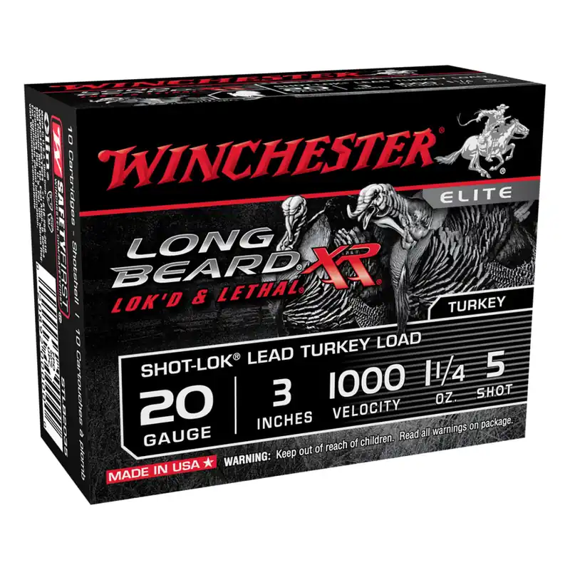Long Beard XR 20 Gauge 5 Shot 3" Ammunition 10 Rounds