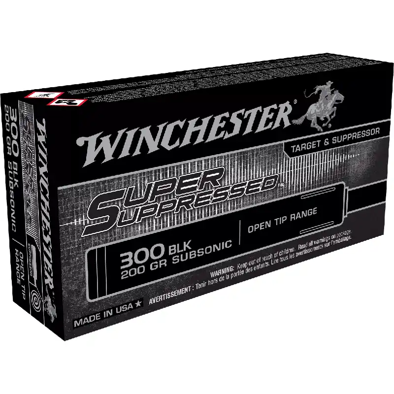 Super Suppressed 300 Blackout 200 Grain FMJ Ammunition 20 Rounds