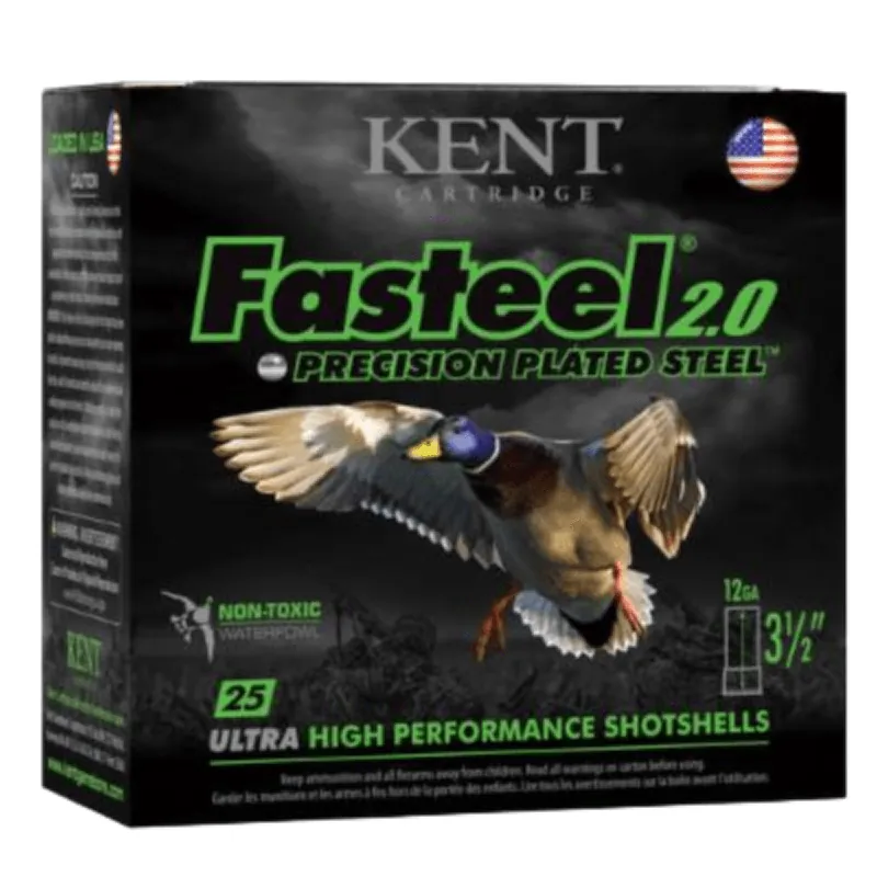 Fasteel 2.0 12 Gauge 3 Shot 3" 1 1/8oz Ammo 25 Rounds